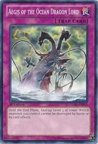 Aegis of the Ocean Dragon Lord SDRE-EN033 Yu-Gi-Oh card from Structure Deck: Realm of the Sea Emperor