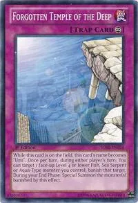 Forgotten Temple of the Deep SDRE-EN034 Yu-Gi-Oh card from Structure Deck: Realm of the Sea Emperor