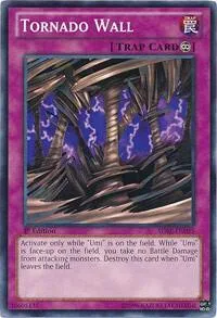Tornado Wall SDRE-EN035 Yu-Gi-Oh card from Structure Deck: Realm of the Sea Emperor