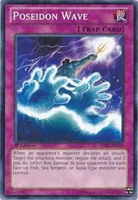 Poseidon Wave SDRE-EN039 Yu-Gi-Oh card from Structure Deck: Realm of the Sea Emperor