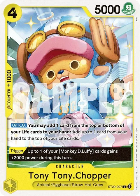 Tony Tony.Chopper ST29-007 One Piece card from Starter Deck 29: Egghead