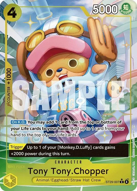 Tony Tony.Chopper Full Art ST29-007 One Piece card from Starter Deck 29: Egghead