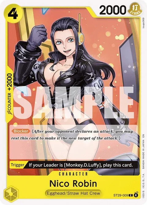 Nico Robin ST29-009 One Piece card from Starter Deck 29: Egghead