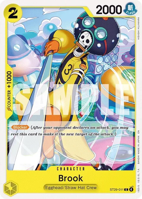 Brook ST29-011 One Piece card from Starter Deck 29: Egghead