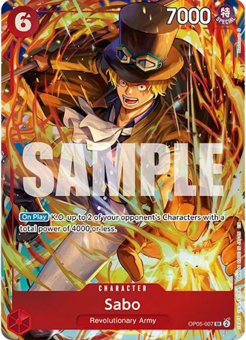 Sabo Illustration Box Vol.5 OP05-007 One Piece card from One Piece Promotion Cards