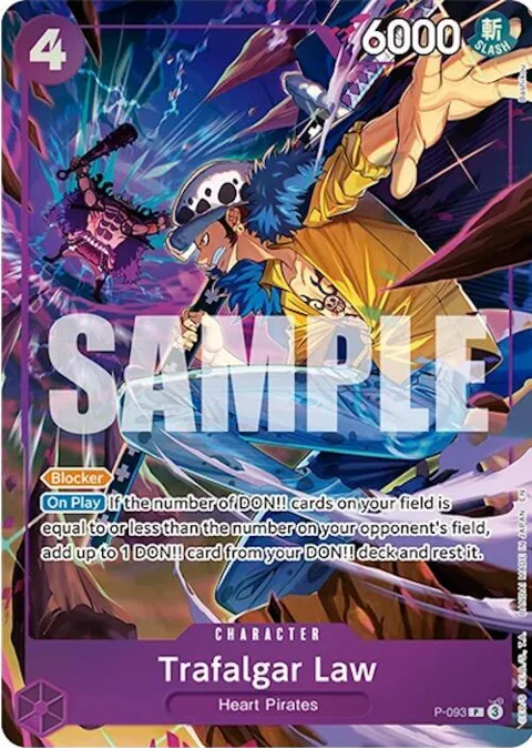 Trafalgar Law Illustration Box Vol.6 P-093 One Piece card from One Piece Promotion Cards