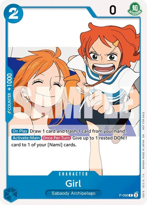 Girl OP14 Release Event P-096 One Piece card from One Piece Promotion Cards