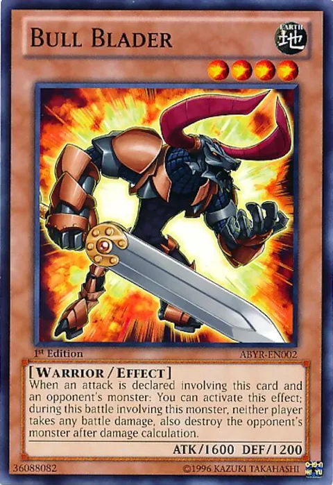 Bull Blader ABYR-EN002 Unlimited Yu-Gi-Oh card from Abyss Rising