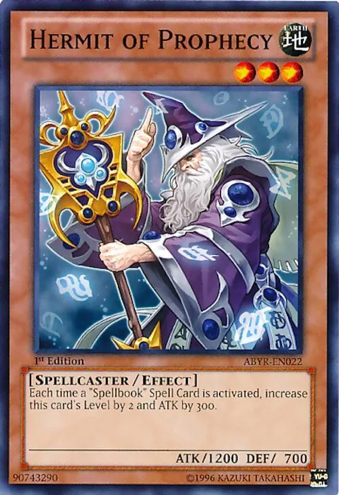 Hermit of Prophecy ABYR-EN022 Unlimited Yu-Gi-Oh card from Abyss Rising
