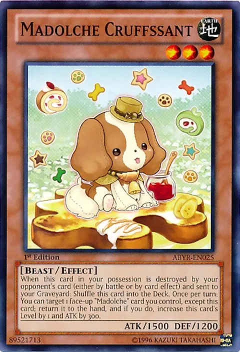 Madolche Cruffssant ABYR-EN025 Unlimited Yu-Gi-Oh card from Abyss Rising