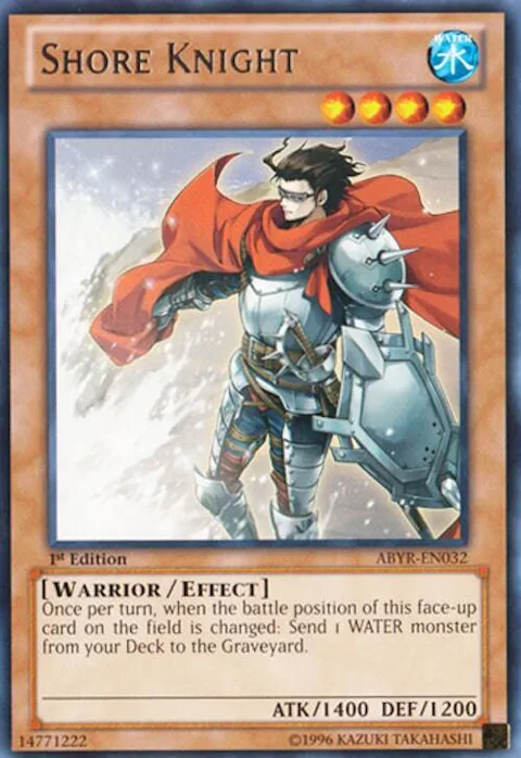 Shore Knight ABYR-EN032 Yu-Gi-Oh card from Abyss Rising