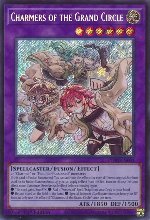 Charmers of the Grand Circle CH02-EN041 Yu-Gi-Oh card from THE CHRONICLES DECK: Spirit Charmers (All-Foil Edition)