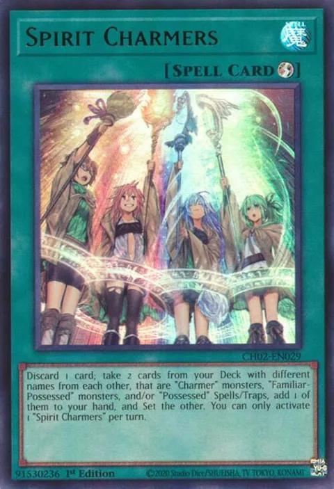 Spirit Charmers CH02-EN029 Yu-Gi-Oh card from THE CHRONICLES DECK: Spirit Charmers (All-Foil Edition)