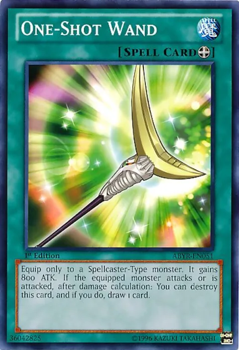 One-Shot Wand ABYR-EN051 1st Edition Yu-Gi-Oh card from Abyss Rising
