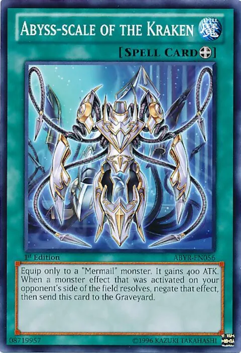Abyss-scale of the Kraken ABYR-EN056 Unlimited Yu-Gi-Oh card from Abyss Rising
