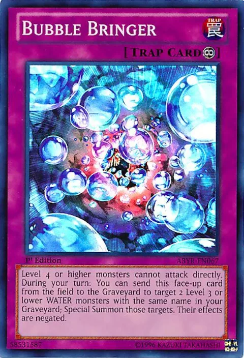 Bubble Bringer ABYR-EN067 Unlimited Yu-Gi-Oh card from Abyss Rising