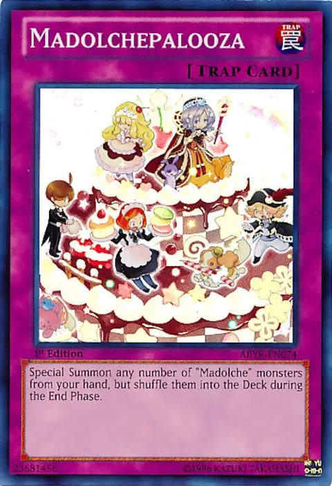 Madolchepalooza ABYR-EN074 1st Edition Yu-Gi-Oh card from Abyss Rising