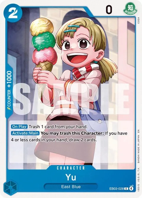 Yu EB03-028 One Piece card from Extra Booster: One Piece Heroines Edition
