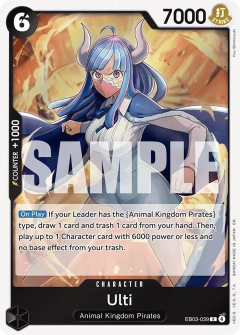 Ulti EB03-039 One Piece card from Extra Booster: One Piece Heroines Edition