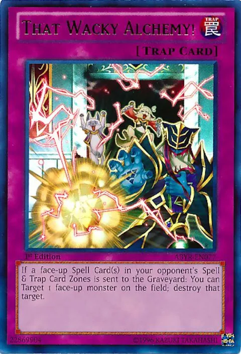 That Wacky Alchemy! ABYR-EN077 Unlimited Yu-Gi-Oh card from Abyss Rising