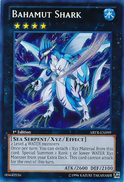 Bahamut Shark ABYR-EN099 1st Edition Yu-Gi-Oh card from Abyss Rising