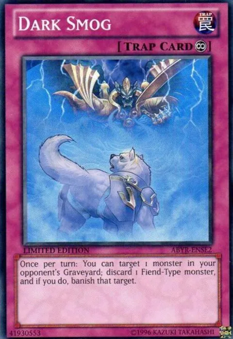 Dark Smog ABYR-ENSE2 Yu-Gi-Oh card from Abyss Rising