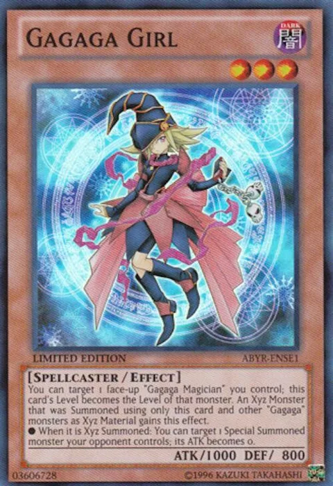 Gagaga Girl ABYR-ENSE1 Yu-Gi-Oh card from Abyss Rising