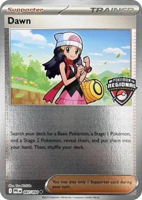 Dawn Regional Championship #087/094 Holofoil Pokémon card from League & Championship Cards