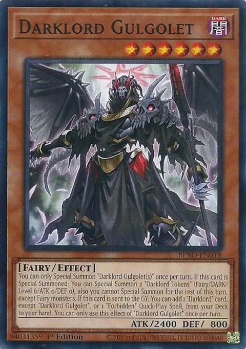 Darklord Gulgolet BPRO-EN018 Yu-Gi-Oh card from Burst Protocol