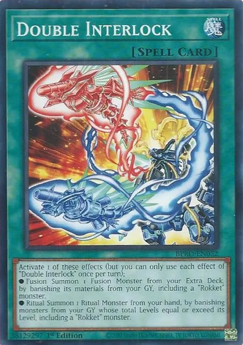 Double Interlock BPRO-EN052 Yu-Gi-Oh card from Burst Protocol