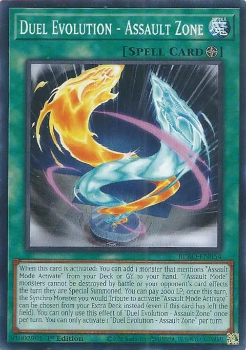 Duel Evolution - Assault Zone BPRO-EN054 Yu-Gi-Oh card from Burst Protocol