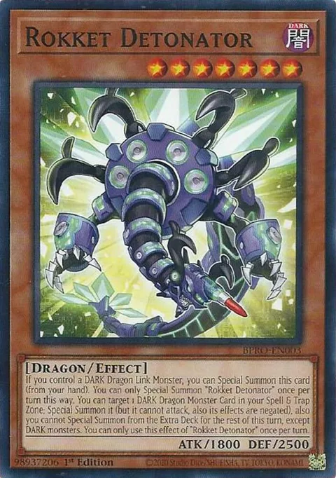 Rokket Detonator BPRO-EN003 Yu-Gi-Oh card from Burst Protocol