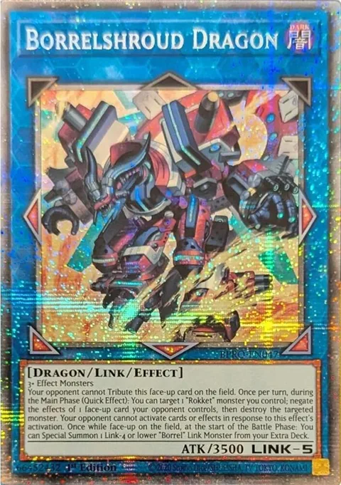 Borrelshroud Dragon Starlight Rare BPRO-EN047 Yu-Gi-Oh card from Burst Protocol