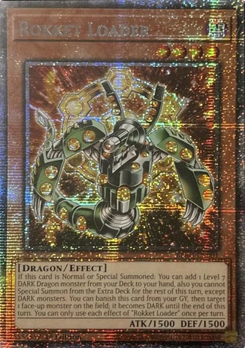 Rokket Loader Starlight Rare BPRO-EN001 Yu-Gi-Oh card from Burst Protocol