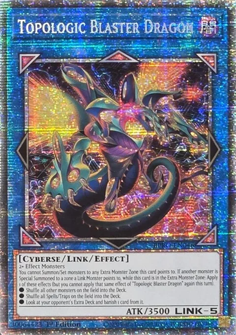Topologic Blaster Dragon Starlight Rare BPRO-EN046 Yu-Gi-Oh card from Burst Protocol