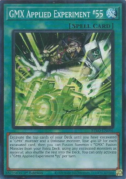 GMX Applied Experiment #55 BPRO-EN096 Yu-Gi-Oh card from Burst Protocol