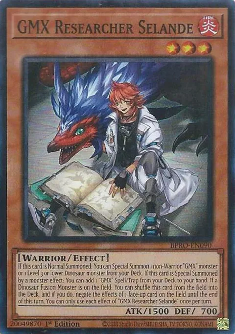 GMX Researcher Selande BPRO-EN090 Yu-Gi-Oh card from Burst Protocol