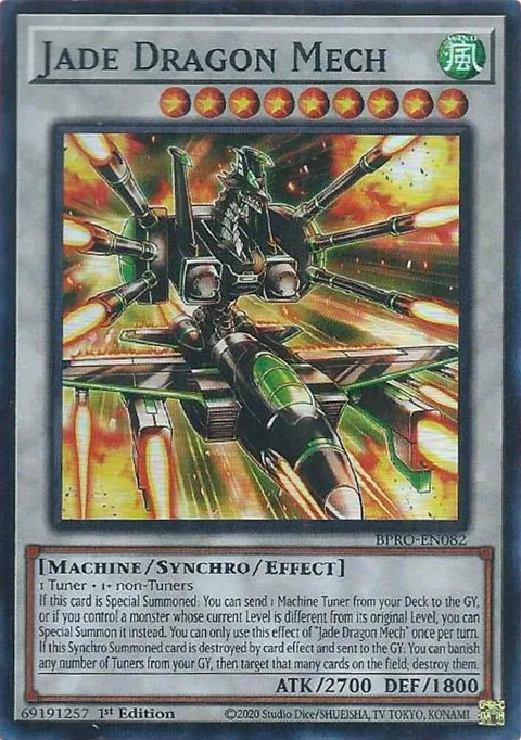 Jade Dragon Mech BPRO-EN082 Yu-Gi-Oh card from Burst Protocol