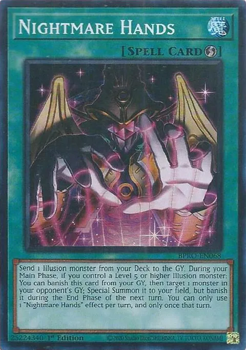 Nightmare Hands BPRO-EN068 Yu-Gi-Oh card from Burst Protocol