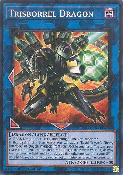 Trisborrel Dragon BPRO-EN048 Yu-Gi-Oh card from Burst Protocol