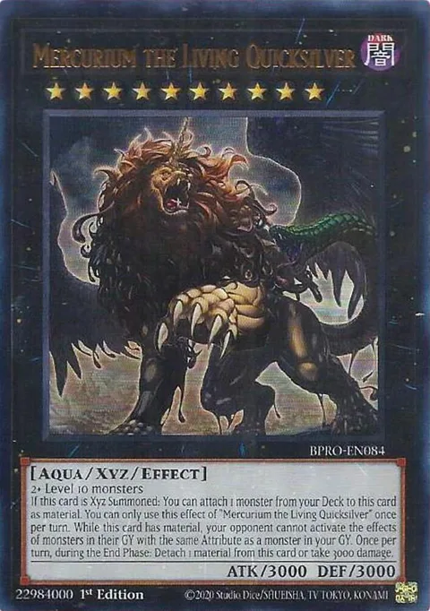 Mercurium the Living Quicksilver BPRO-EN084 Yu-Gi-Oh card from Burst Protocol