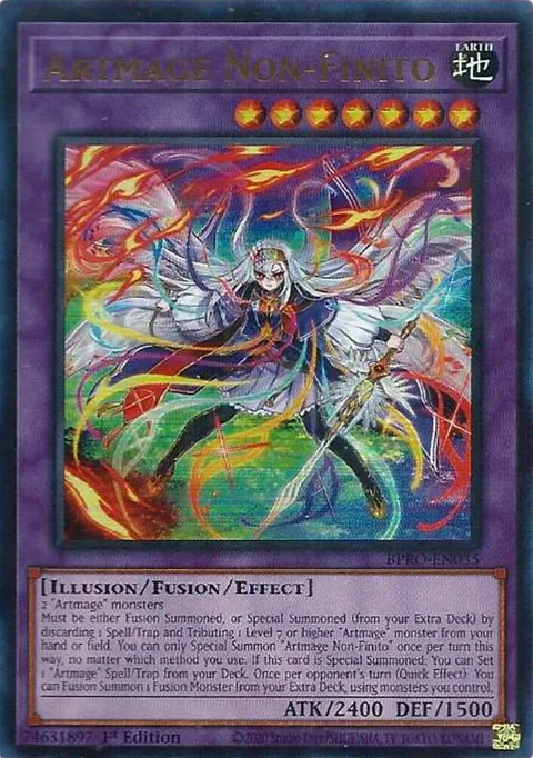 Artmage Non-Finito BPRO-EN035 Yu-Gi-Oh card from Burst Protocol