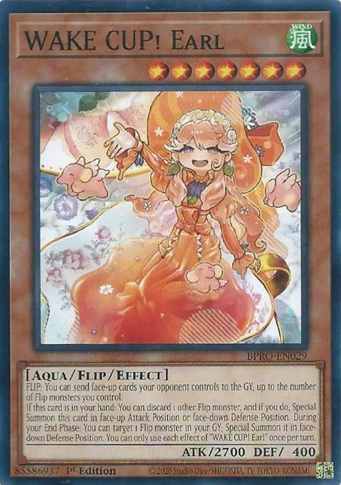 WAKE CUP! Earl BPRO-EN029 Yu-Gi-Oh card from Burst Protocol