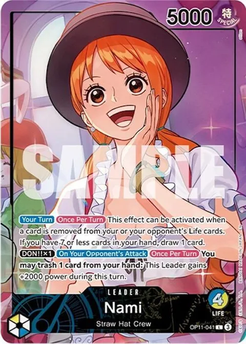 Nami Whole Cake Island Arc OP11-041 One Piece card from One Piece Promotion Cards