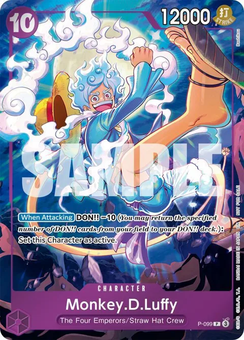 Monkey.D.Luffy Event Pack Vol. 8 P-099 One Piece card from One Piece Promotion Cards