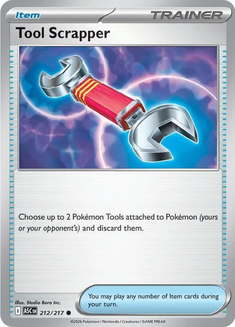 Tool Scrapper #212/217 Pokémon card from Ascended Heroes