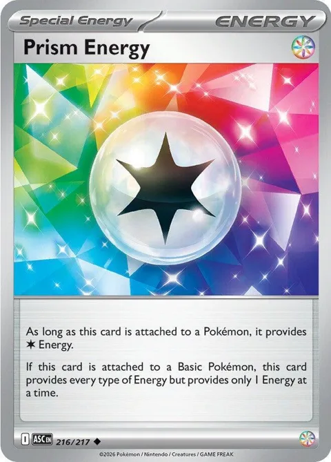 Prism Energy #216/217 Pokémon card from Ascended Heroes