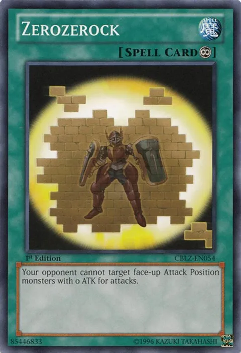 Zerozerock CBLZ-EN054 1st Edition Yu-Gi-Oh card from Cosmo Blazer