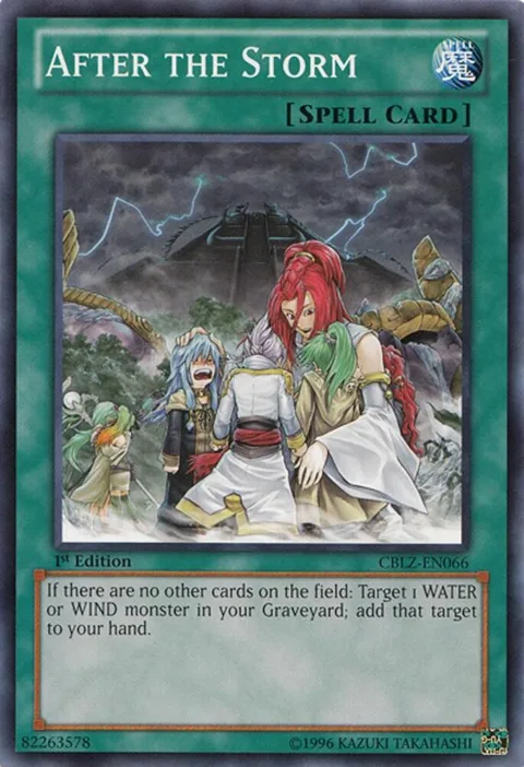 After the Storm CBLZ-EN066 Yu-Gi-Oh card from Cosmo Blazer