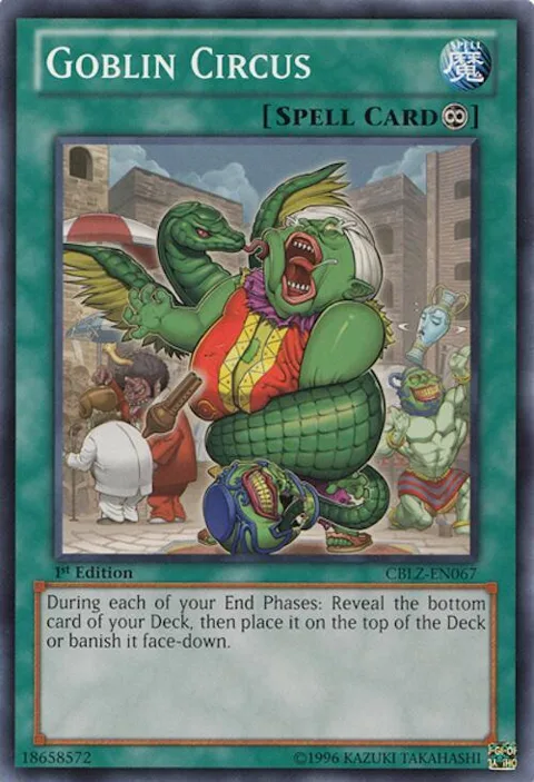 Goblin Circus CBLZ-EN067 Yu-Gi-Oh card from Cosmo Blazer